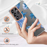 For Samsung Galaxy S25 Ultra 5G Flowers and Plants Series IMD TPU Phone Case(Orchid Peony)