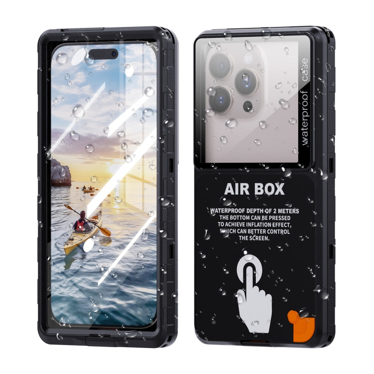 RedPepper Air Box Max 6.9 IP68 Water-resistant Phone Case for 6.9 inch Phone(Black)