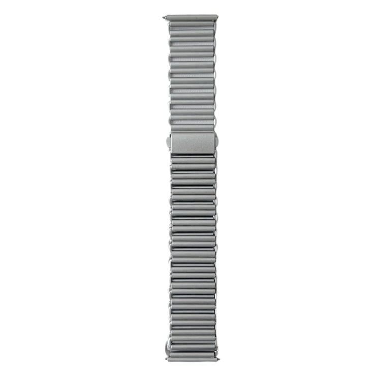 For Samsung Galaxy Watch 7 / 6 / 5 Hollow Chain Metal Watch Band(Silver White)