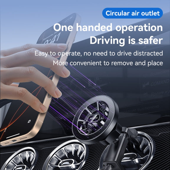 Yesido C221 Car Air Vent MagSafe Magnetic Phone Holder(Black)