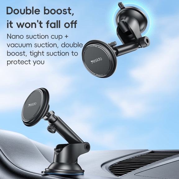 Yesido C269 Car Center Console MagSafe Magnetic Phone Holder(Black)