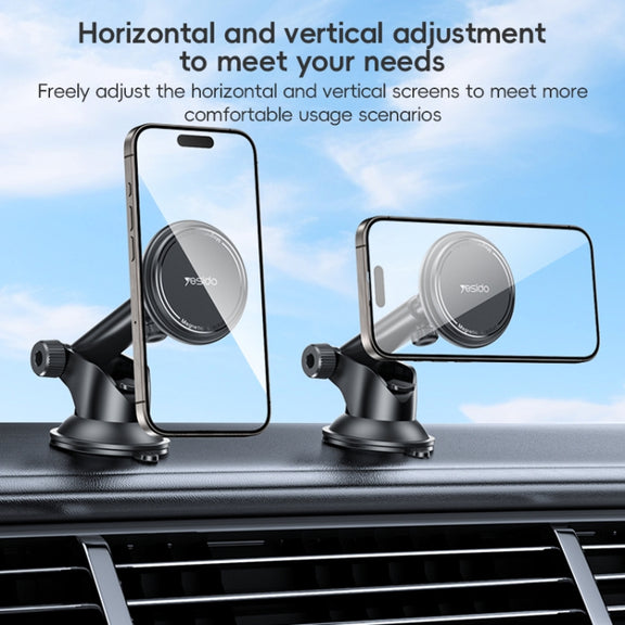 Yesido C269 Car Center Console MagSafe Magnetic Phone Holder(Black)