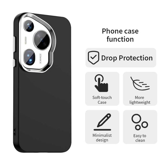 For Huawei Pura 70 Ultra Colorful Series Shockproof Phone Case(Black)