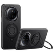 For Huawei Mate 70 Carbon Fiber MagSafe Phone Case with 360 Degree Rotating Holder(Black) - Huawei Cases by PMC TechLife | Online Shopping South Africa | PMC TechLife | Buy Now Pay Later Mobicred