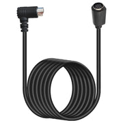 Curved mini DIN 8 Pin TV Audio Adapter Cable S-Video TV Box Cable, Length:3m(Black)
