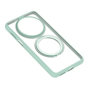 For Huawei Mate 70 Frosted 360 Degree Rotating Holder Phone Case(Green)