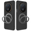 For Huawei Mate 70 Pro / 70 Pro+ Frosted 360 Degree Rotating Holder Phone Case(Black) - Huawei Cases by PMC TechLife | Online Shopping South Africa | PMC TechLife | Buy Now Pay Later Mobicred