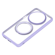 For Huawei Mate 70 Pro / 70 Pro+ Frosted 360 Degree Rotating Holder Phone Case(Purple)