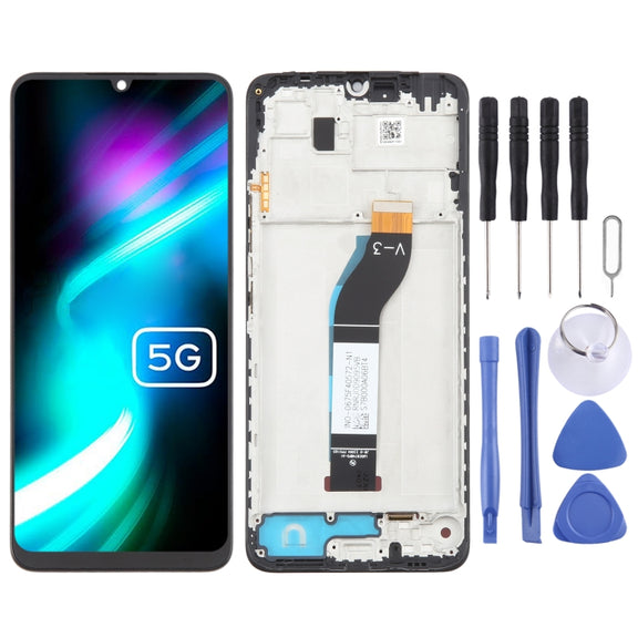 For Xiaomi Poco M6 5G OEM LCD Screen Digitizer Full Assembly with Frame
