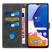 For Samsung Galaxy S25 5G Grid Stitching Leather Phone Case with Lanyard(Black)