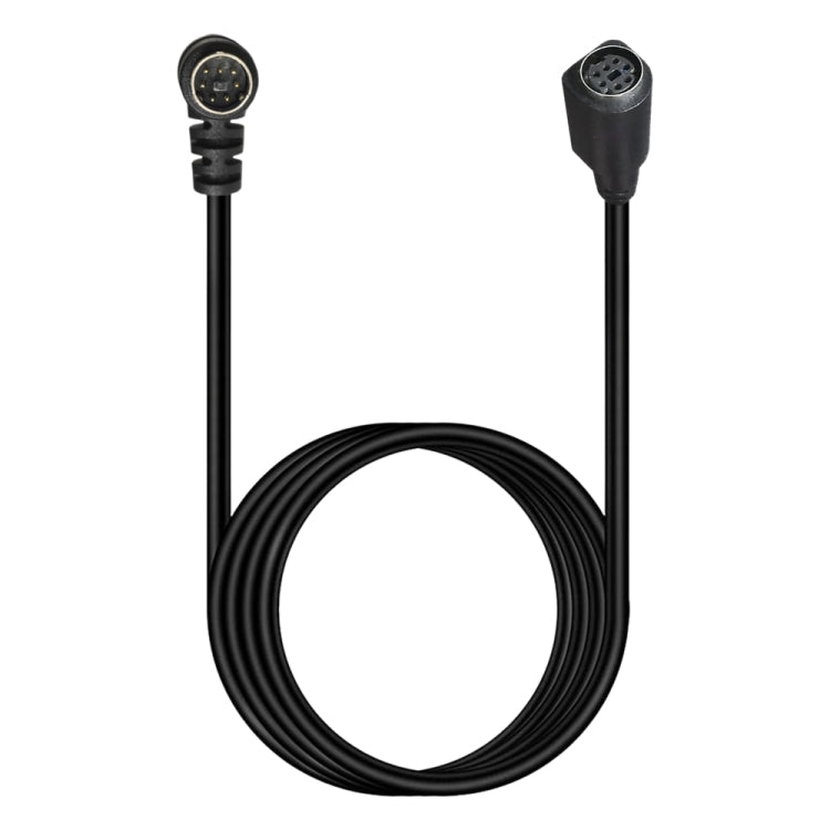 Mini DIN 7 Pin Core Audio / Video Cable, Length:3m(Male to Female Elbow)