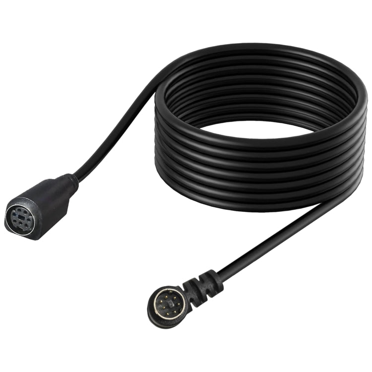 Mini DIN 7 Pin Core Audio / Video Cable, Length:3m(Male to Female Elbow)
