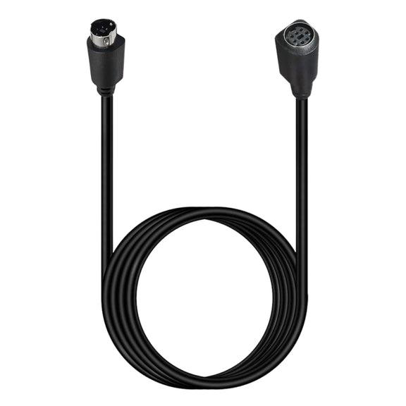Mini DIN 7 Pin Core Audio / Video Cable, Length:3m(Male to Female Straight)