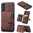 For Samsung Galaxy S25+ 5G Skin Feel Dream RFID Anti-theft PU Card Bag Phone Case(Coffee) - Galaxy S25+ 5G Cases by PMC TechLife | Online Shopping South Africa | PMC TechLife | Buy Now Pay Later Mobicred