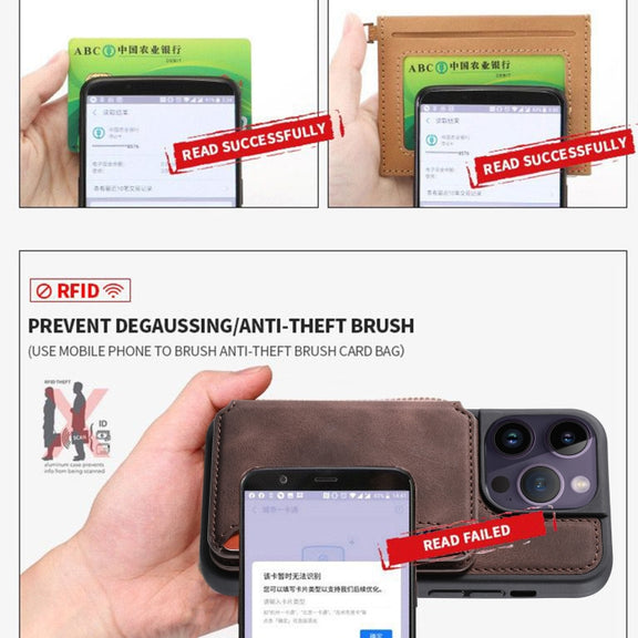 For Samsung Galaxy S25 Ultra 5G Skin Feel Dream RFID Anti-theft PU Card Bag Phone Case(Black)