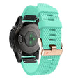 For Garmin 20mm Spotted Rose Gold Buckle Silicone Quick Release Watch Band(Mint Green) - free shipping - PMC TechLife - Order now!