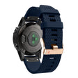 For Garmin 20mm Spotted Rose Gold Buckle Silicone Quick Release Watch Band(Midnight Blue) - free shipping - PMC TechLife - Order now!