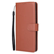 For Samsung Galaxy S25 Ultra 5G 3-Card Slots Multifunctional Leather Phone Case(Brown)