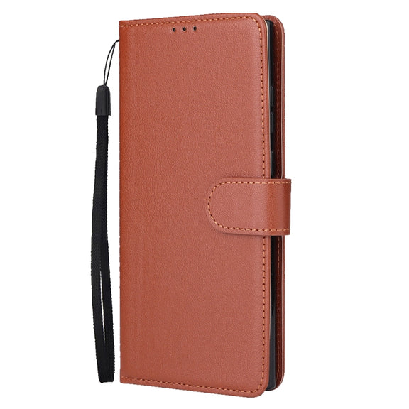 For Samsung Galaxy S25 Ultra 5G 3-Card Slots Multifunctional Leather Phone Case(Brown)