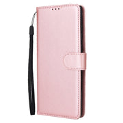 For Samsung Galaxy S25 Ultra 5G 3-Card Slots Multifunctional Leather Phone Case(Rose Gold)