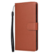 For Samsung Galaxy S25+ 5G 3-Card Slots Multifunctional Leather Phone Case(Brown)