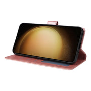 For Samsung Galaxy S25+ 5G 3-Card Slots Multifunctional Leather Phone Case(Rose Gold)