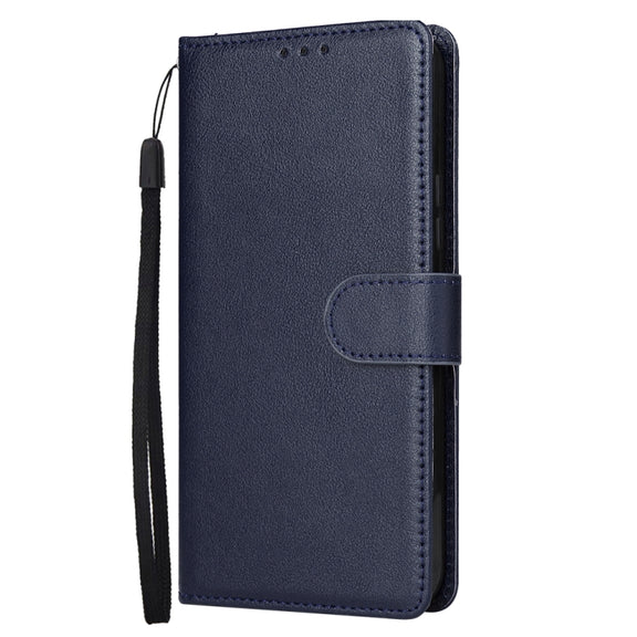 For Samsung Galaxy S25+ 5G 3-Card Slots Multifunctional Leather Phone Case(Blue)