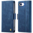For iPhone 16e AutSpace A11 Side Buckle MagSafe Magnetic RFID Phone Leather Case(Blue) - free shipping - PMc TechLife - Order now!