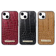 For iPhone 16 Pro VIETAO Alligator Texture PU Phone Case(Brown)