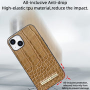 For iPhone 16 Pro VIETAO Alligator Texture PU Phone Case(Red)