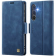 For Samsung Galaxy S25+ 5G AutSpace A11 Side Buckle MagSafe Magnetic RFID Phone Leather Case(Blue) - free shipping - PMC Jewellery - Order now!