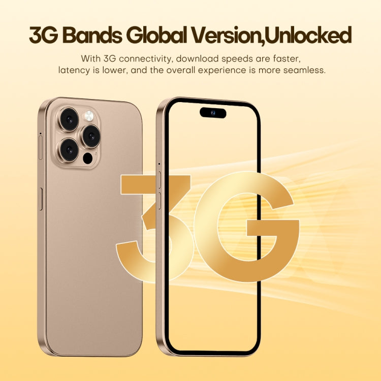 U218 / i16 Pro Max, 1GB+16GB, 6.6 inch Android 8.1 MTK6580A Quad Core, OTG, Network: 3G, Dual SIM, Plug:EU Plug(Blue)