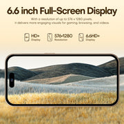 U218 / i16 Pro Max, 1GB+16GB, 6.6 inch Android 8.1 MTK6580A Quad Core, OTG, Network: 3G, Dual SIM, Plug:US Plug(Blue)