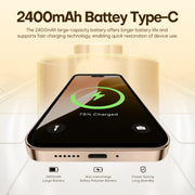 U218 / i16 Pro Max, 1GB+16GB, 6.6 inch Android 8.1 MTK6580A Quad Core, OTG, Network: 3G, Dual SIM, Plug:EU Plug(White)