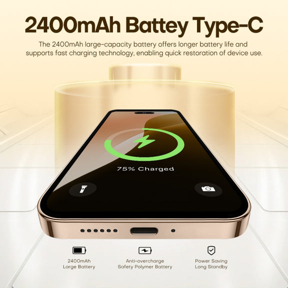 U218 / i16 Pro Max, 1GB+16GB, 6.6 inch Android 8.1 MTK6580A Quad Core, OTG, Network: 3G, Dual SIM, Plug:EU Plug(White)