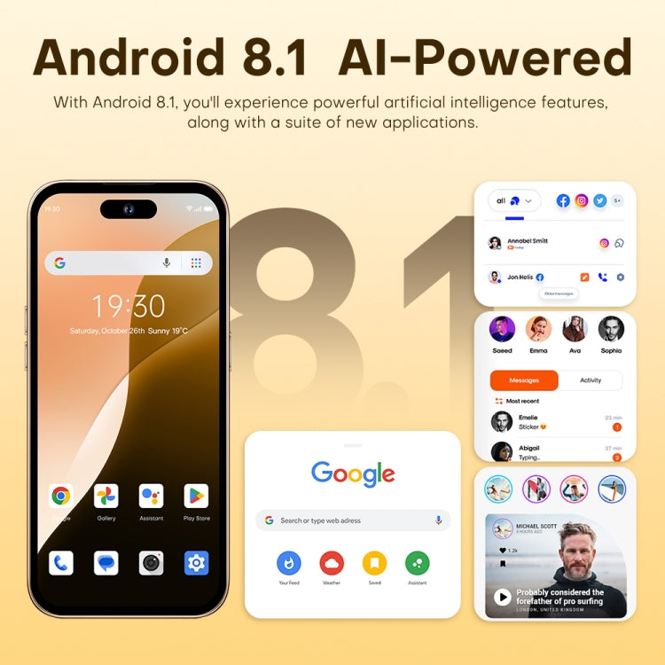 U218 / i16 Pro Max, 1GB+16GB, 6.6 inch Android 8.1 MTK6580A Quad Core, OTG, Network: 3G, Dual SIM, Plug:EU Plug(Blue)