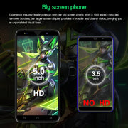 Povo6 Neo / DP29, 1GB+16GB, Face Identification, 5.0 inch Android 8.1 MTK6580M Quad Core, Network: 3G, Dual SIM, Plug:US Plug(Black)