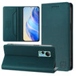 For Ulefone Note 14 RC01 Dual-Folded Magnetic Suction RFID Leather Phone Case(Dark Green) - Ulefone Cases by PMC TechLife | Online Shopping South Africa | PMC TechLife | Buy Now Pay Later Mobicred