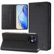 For Ulefone Note 16 Pro RC01 Dual-Folded Magnetic Suction RFID Leather Phone Case(Black) - Ulefone Cases by PMC TechLife | Online Shopping South Africa | PMC TechLife | Buy Now Pay Later Mobicred