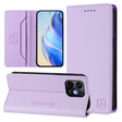 For Ulefone Note 16 Pro RC01 Dual-Folded Magnetic Suction RFID Leather Phone Case(Light Purple) - Ulefone Cases by PMC TechLife | Online Shopping South Africa | PMC TechLife | Buy Now Pay Later Mobicred