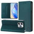 For Ulefone Note 18 Ultra 5G RC01 Dual-Folded Magnetic Suction RFID Leather Phone Case(Dark Green) - Ulefone Cases by PMC TechLife | Online Shopping South Africa | PMC TechLife | Buy Now Pay Later Mobicred