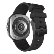 For Samsung Galaxy Watch Ultra 47mm AP Series Liquid Silicone Watch Band(Black)