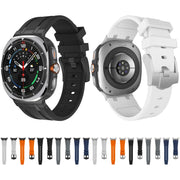 For Samsung Galaxy Watch Ultra 47mm AP Series Liquid Silicone Watch Band(Black)