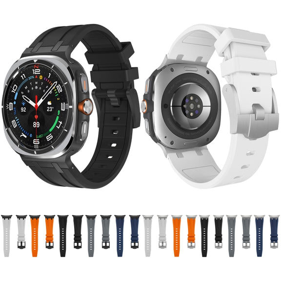 For Samsung Galaxy Watch Ultra 47mm AP Series Liquid Silicone Watch Band(Black)
