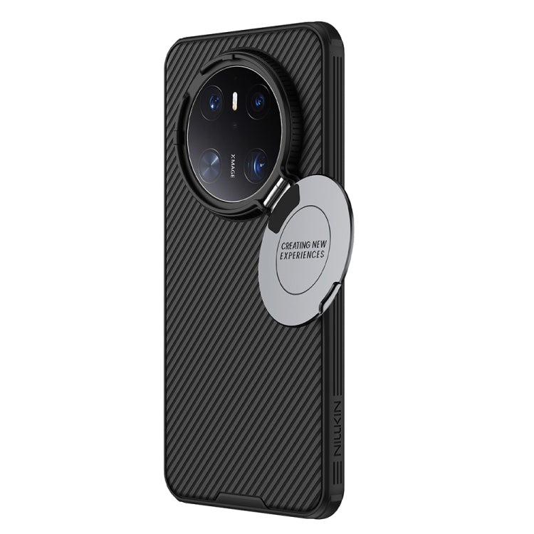 For Huawei Mate 70 NILLKIN Black Mirror Prop CD Texture Mirror Phone Case(Black)
