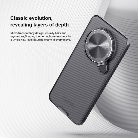 For Huawei Mate 70 NILLKIN CamShield Prop Translucent PC Phone Case(Black)