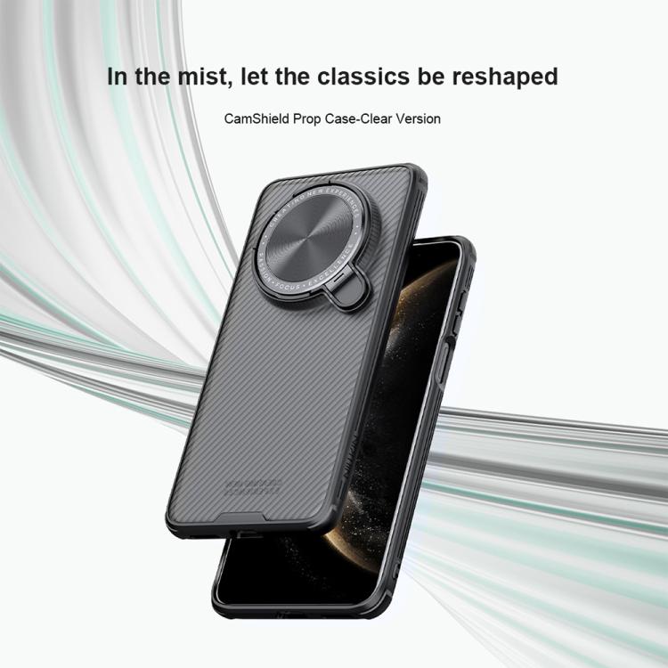 For Huawei Mate 70 Pro / 70 Pro+ NILLKIN CamShield Prop Translucent PC Phone Case(Black)
