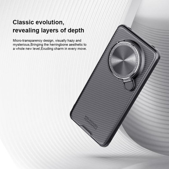For Huawei Mate 70 Pro / 70 Pro+ NILLKIN CamShield Prop Translucent PC Phone Case(Black)