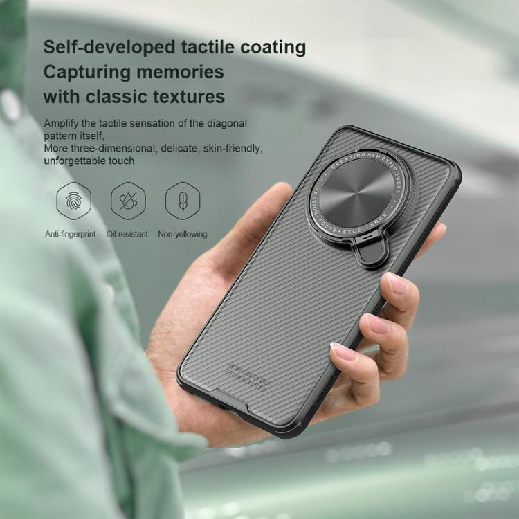 For Huawei Mate 70 Pro / 70 Pro+ NILLKIN CamShield Prop Translucent PC Phone Case(Black)
