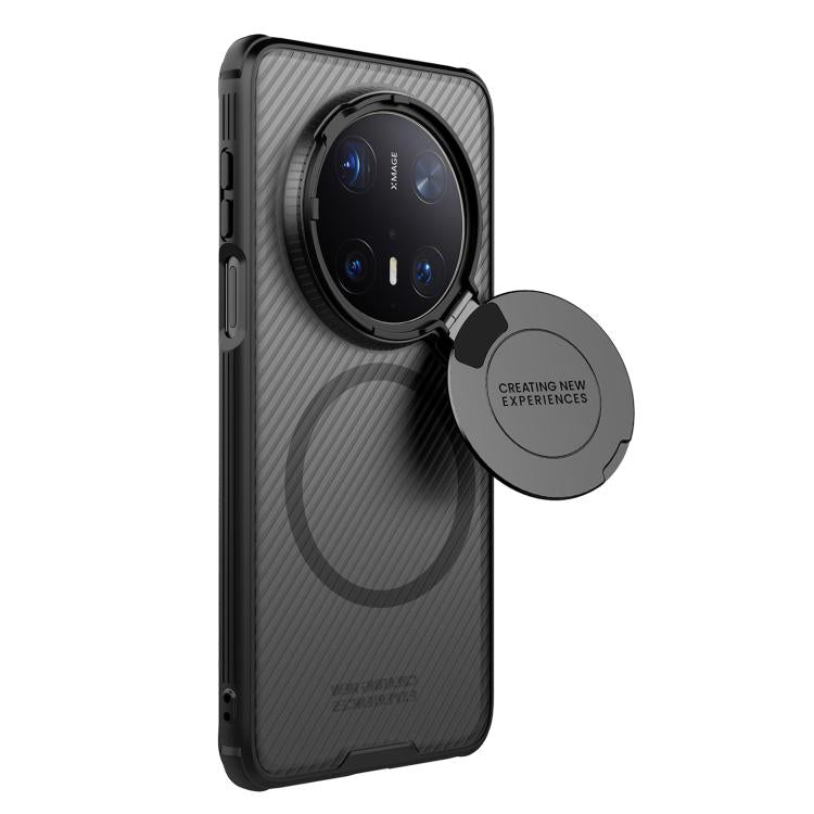 For Huawei Mate 70 Pro / 70 Pro+ NILLKIN CamShield Prop MagSafe Magnetic Translucent PC Phone Case(Black)